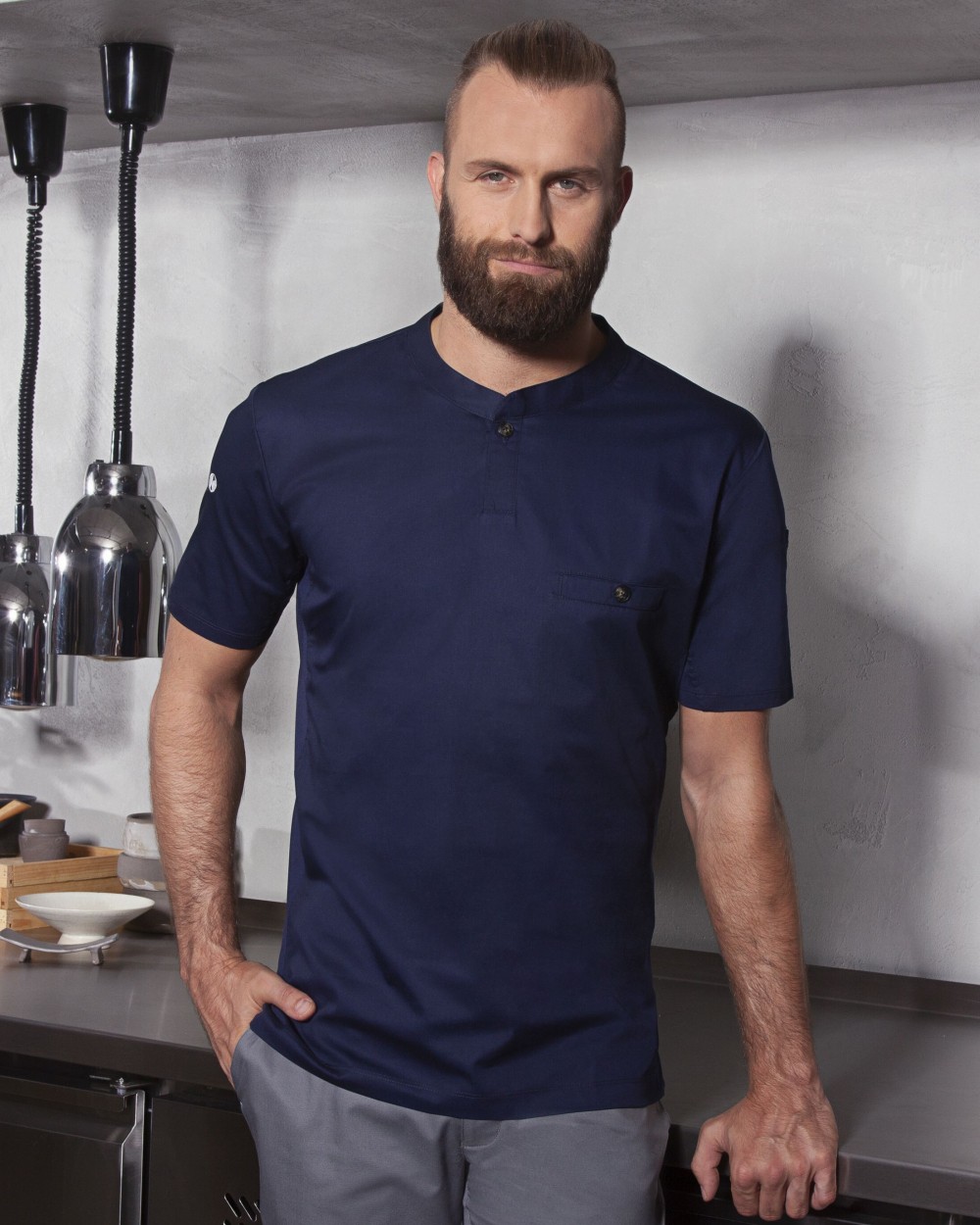 Hemden KARLOWSKY SHORT SLEEVE WORK SHIRT PERFORMANCE voor bedrukking &amp; borduring