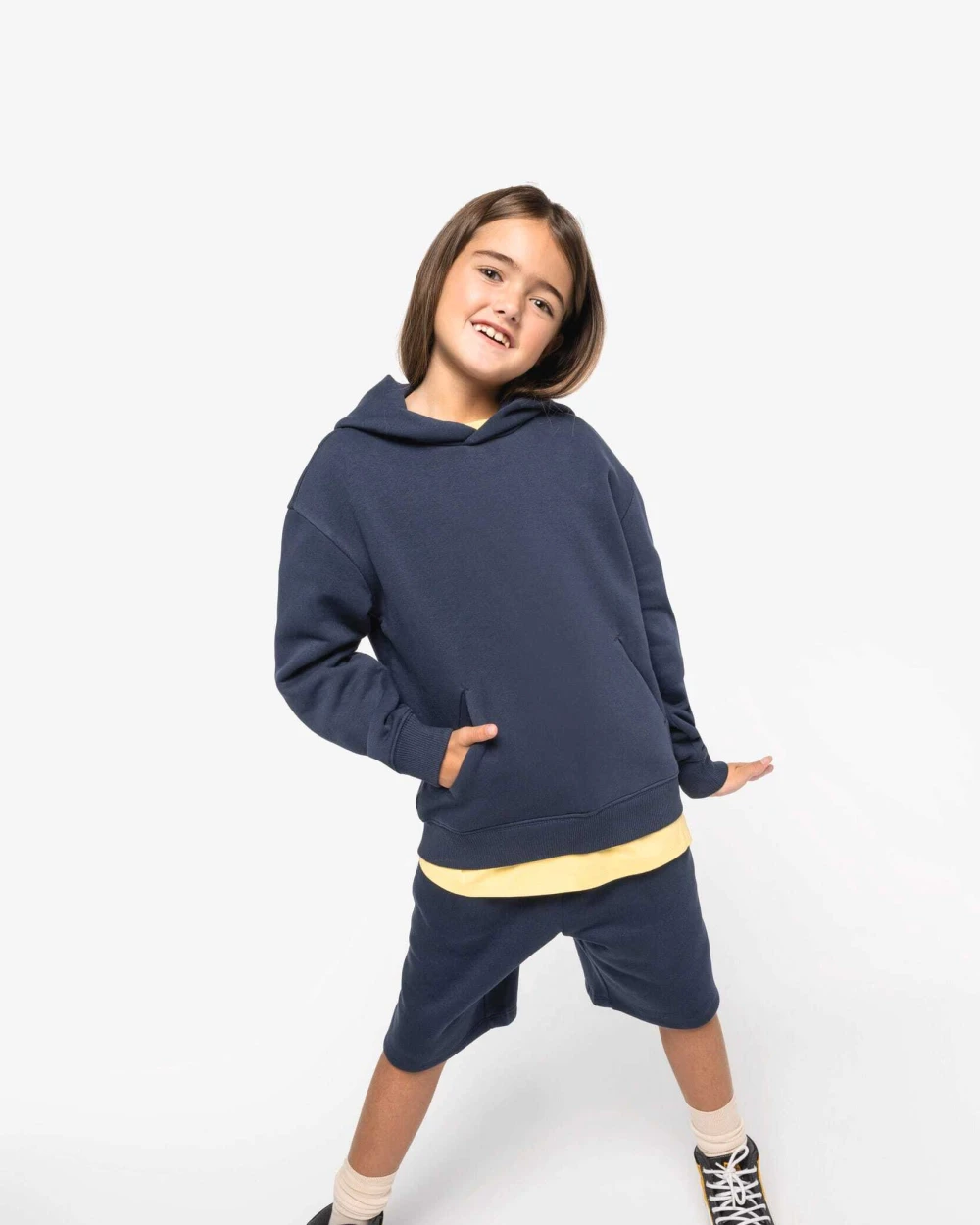 NATIVE SPIRIT Umweltfreundliches Oversize Kapuzensweatshirt für Kinder Sweatshirts personalisierbar