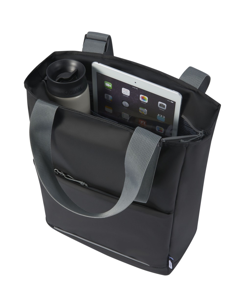 Tote bags 4DO Aqua GRS gerecyclede waterbestendige 14" laptopdraagtas 14 l voor bedrukking &amp; borduring