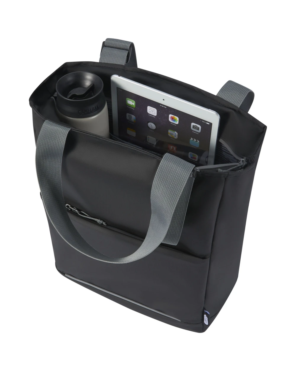 Tote bags 4DO Aqua GRS gerecyclede waterbestendige 14" laptopdraagtas 14 l voor bedrukking &amp; borduring