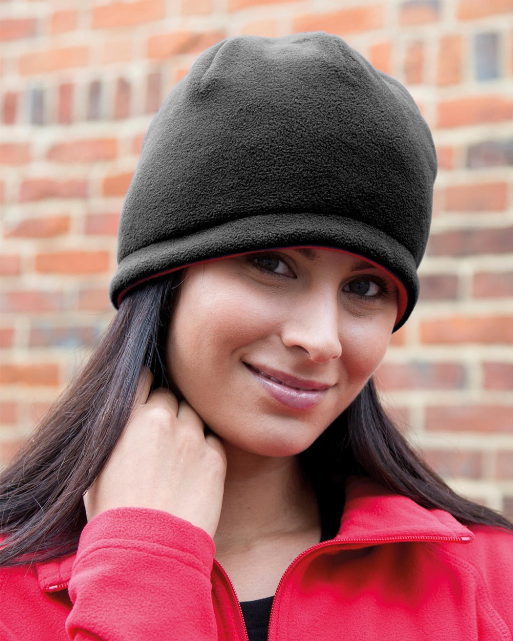 RESULT Reversible Fleece Skull Hat Mützen personalisierbar