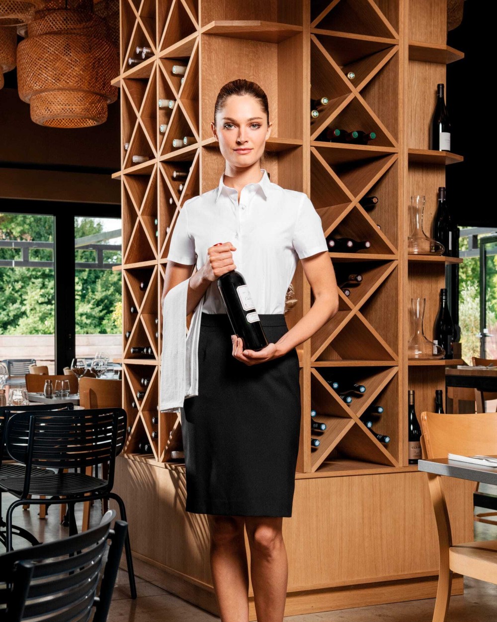 Rokken KARIBAN Kokerrok voor bedrukking &amp; borduring