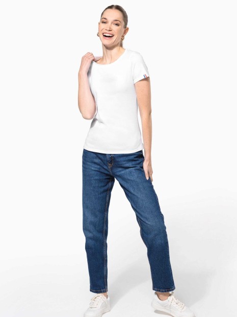 T-Shirts à personnaliser KARIBAN T-shirt Bio Origine France Garantie femme 