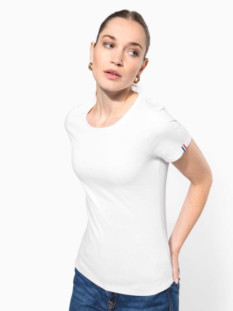 T-Shirts à personnaliser KARIBAN T-shirt Bio Origine France Garantie femme 