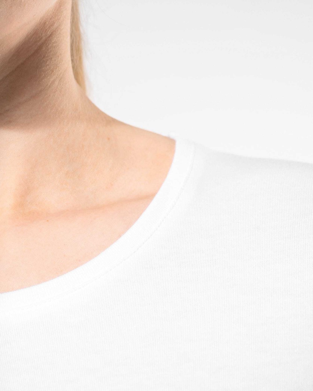 T-shirts KARIBAN Women's organic T-shirt "Origine France Garantie" voor bedrukking &amp; borduring