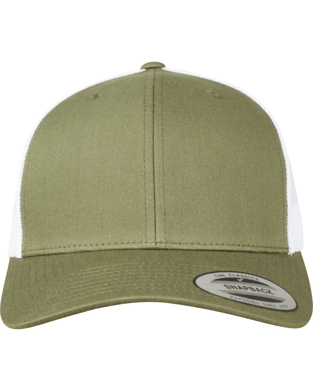 FLEXFIT Zweifarbige Retro-Trucker-Kappe Kappen personalisierbar