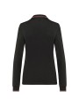 KARIBAN Polo maille piquée manches longues femme /api/colors/6115d0d1-a158-4f42-92d3-ca9df3b58b8d personnalisable