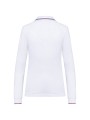 KARIBAN Polo maille piquée manches longues femme /api/colors/6d0adb01-8dd7-4172-baef-6a4e089565a0 personnalisable