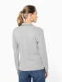 Polos à personnaliser KARIBAN Polo maille piquée manches longues femme 