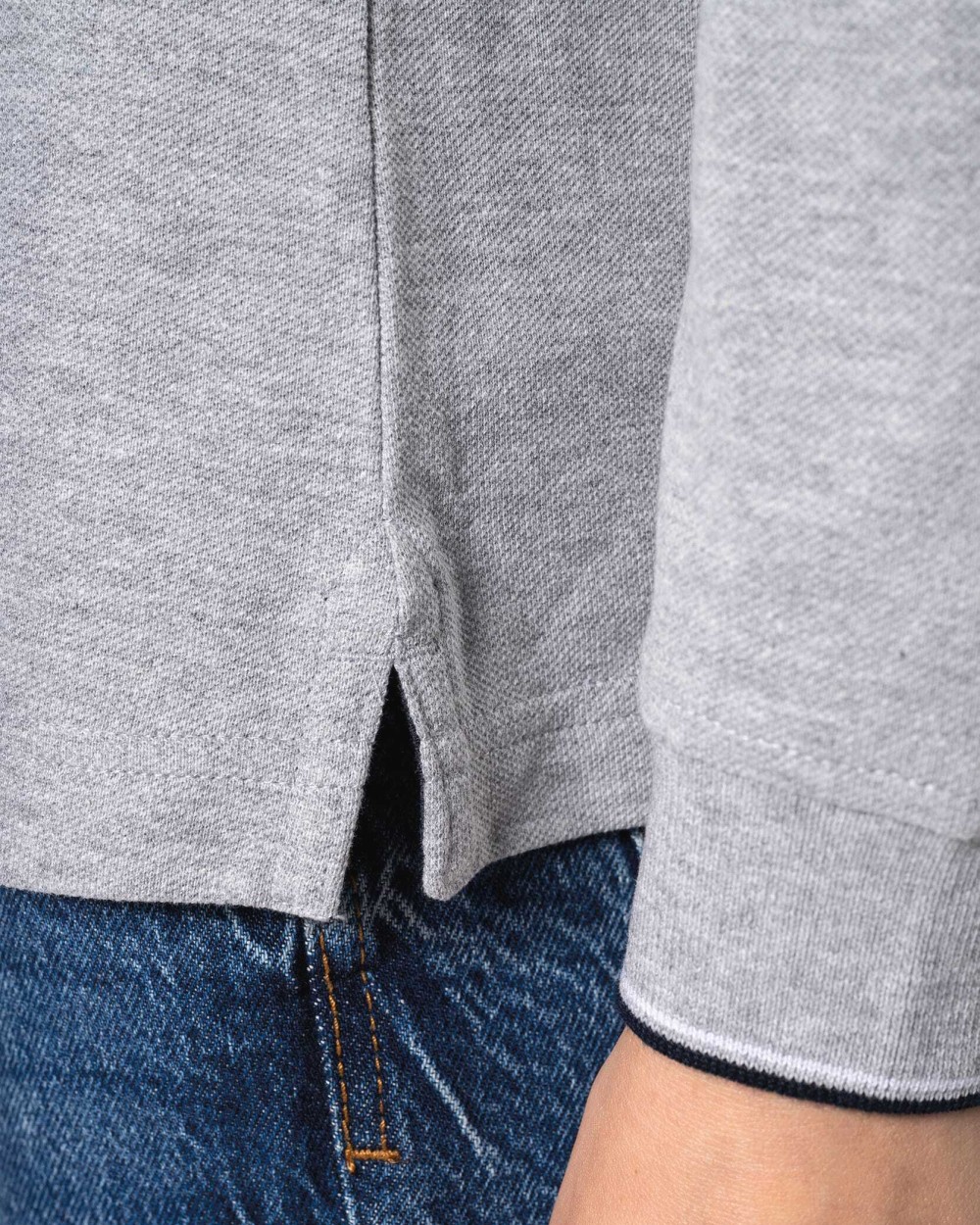 KARIBAN Langarm-Polohemd aus Piqué für Damen Poloshirts personalisierbar