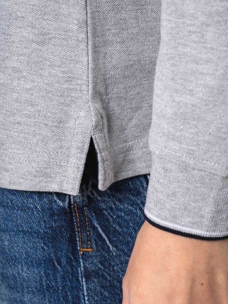 Polos à personnaliser KARIBAN Polo maille piquée manches longues femme 