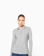 Polo's KARIBAN Dames polo van piquétricot met lange mouwen voor bedrukking &amp; borduring