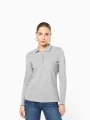 Polos à personnaliser KARIBAN Polo maille piquée manches longues femme 