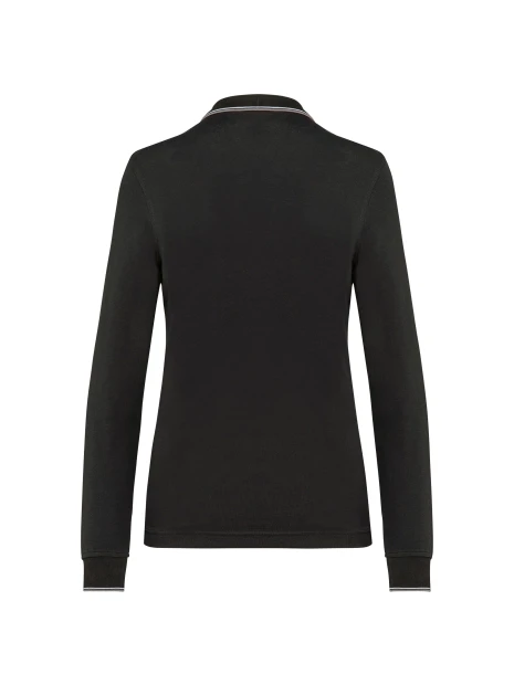 KARIBAN Polo maille piquée manches longues femme /api/colors/02f47dd6-c9d0-4f38-b05a-6c26fdb9e081 personnalisable