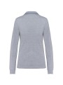 KARIBAN Polo maille piquée manches longues femme /api/colors/756a62c7-5ccb-4412-bddf-a29bbe090ad7 personnalisable