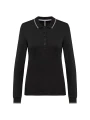 KARIBAN Polo maille piquée manches longues femme /api/colors/02f47dd6-c9d0-4f38-b05a-6c26fdb9e081 personnalisable