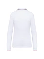 KARIBAN Polo maille piquée manches longues femme /api/colors/6d0adb01-8dd7-4172-baef-6a4e089565a0 personnalisable
