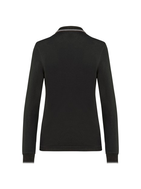 KARIBAN Polo maille piquée manches longues femme /api/colors/02f47dd6-c9d0-4f38-b05a-6c26fdb9e081 personnalisable