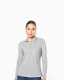 Polo's KARIBAN Dames polo van piquétricot met lange mouwen voor bedrukking &amp; borduring