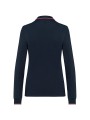 KARIBAN Polo maille piquée manches longues femme /api/colors/76f8dd6d-7b6e-4e39-84bd-97f35fdd8e54 personnalisable