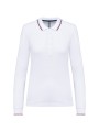 KARIBAN Polo maille piquée manches longues femme /api/colors/6d0adb01-8dd7-4172-baef-6a4e089565a0 personnalisable