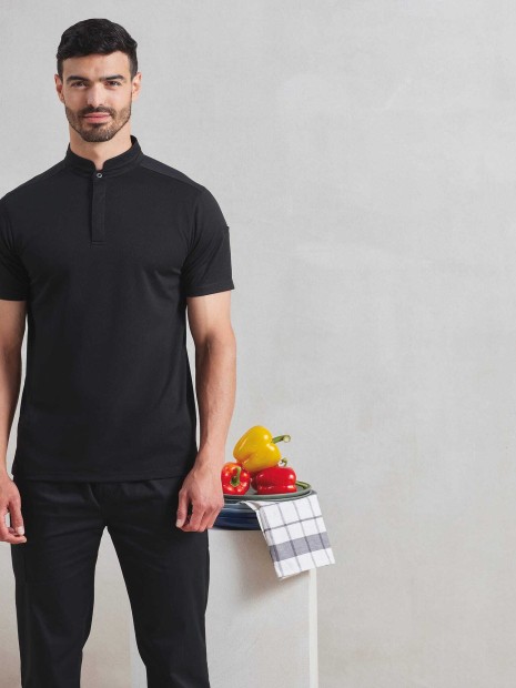 Polos à personnaliser PREMIER Polo de cuisinier Coolchecker Essential à manches courtes 