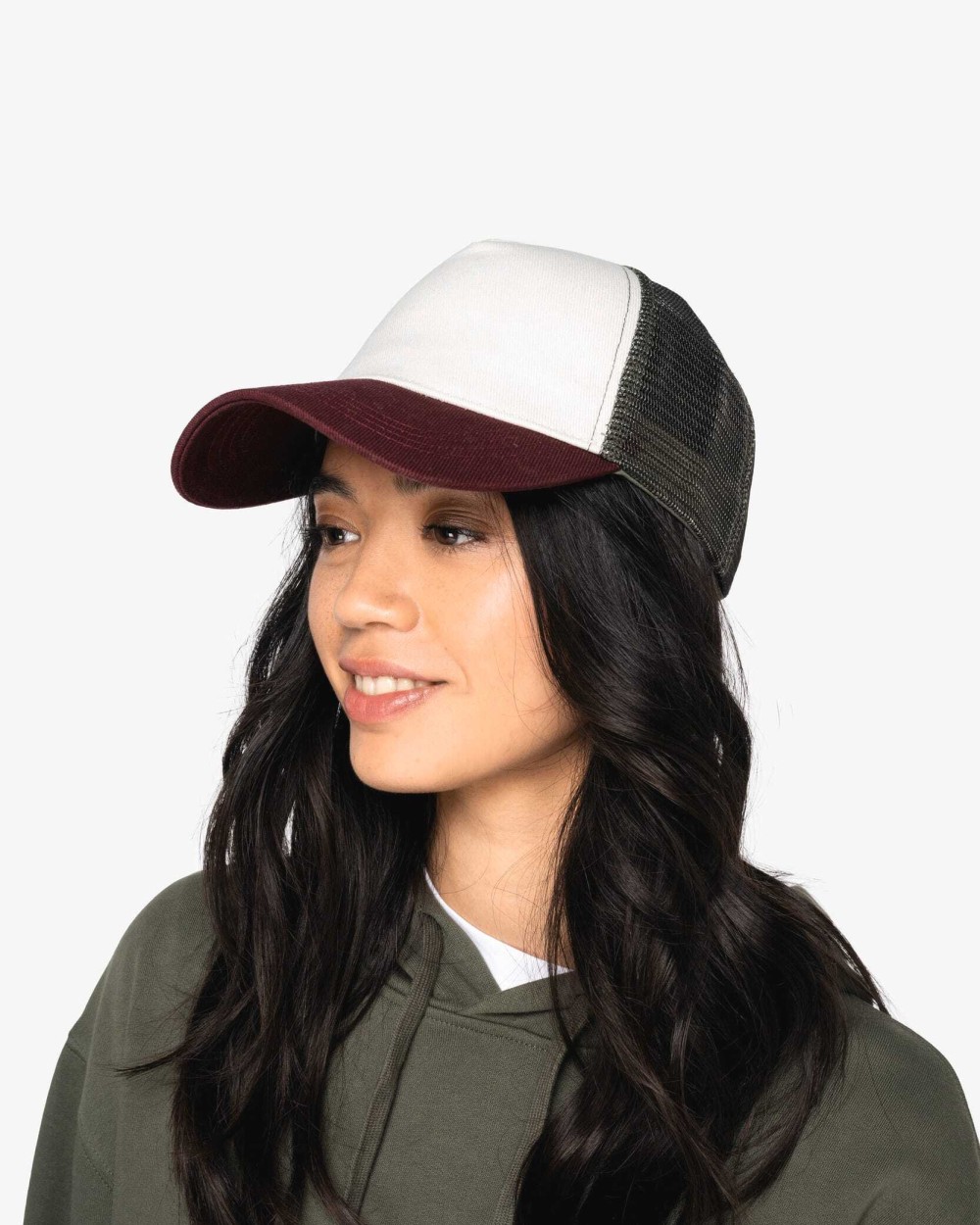 Casquettes personnalisable NATIVE SPIRIT Casquette trucker écoresponsable 5 panneaux unisexe