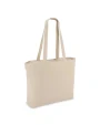Tote bags personnalisable 4DO Sac fourre-tout en coton avec fermeture éclair OEKO-TEX® 47 x 11 x 35cm 320g/m²