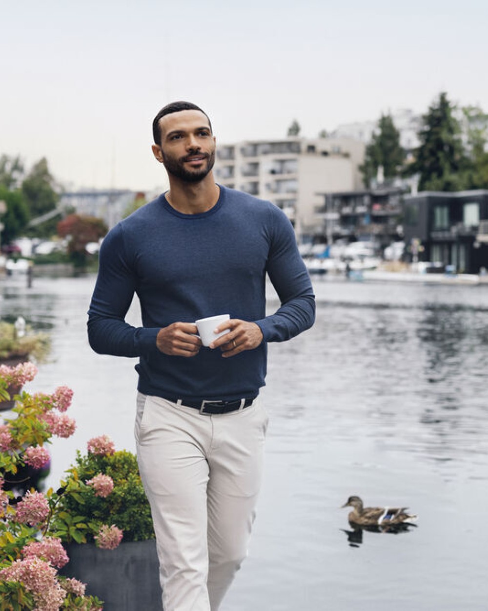 CUTTER & BUCK Oakville Crewneck Men Pullovers personalisierbar