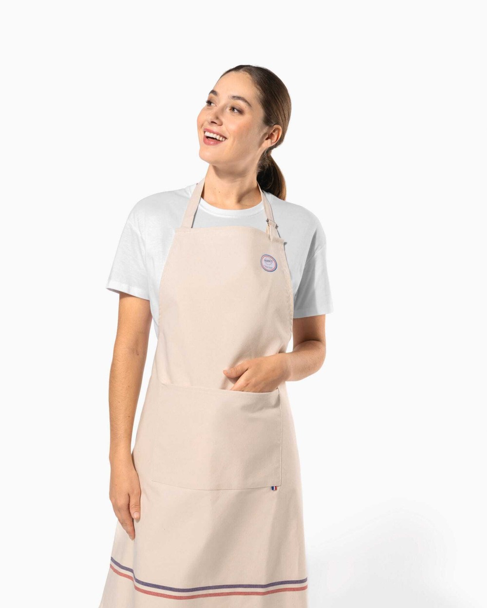 Schorten KARIBAN Schort Origine France Garantie voor bedrukking &amp; borduring