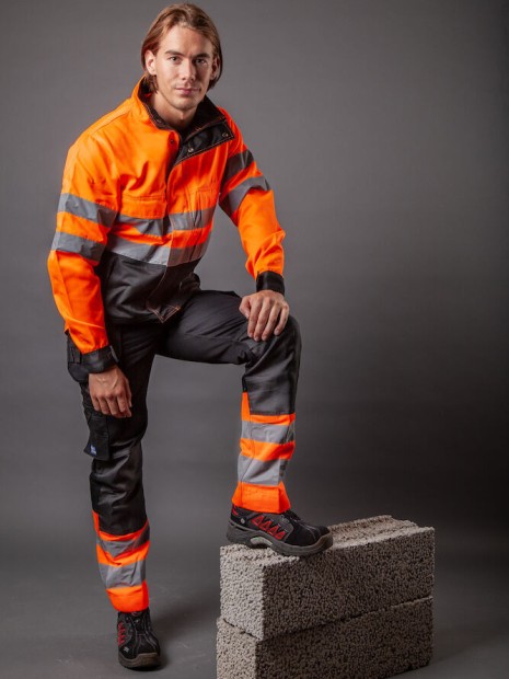 Vestes à personnaliser PROJOB 6401 BLOUSON POLYCOTON - EN ISO 20471 CLASSE 3 