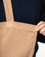Tassen & Zakken NATIVE SPIRIT Ecologische verwassen tas van ribfluweel voor bedrukking &amp; borduring