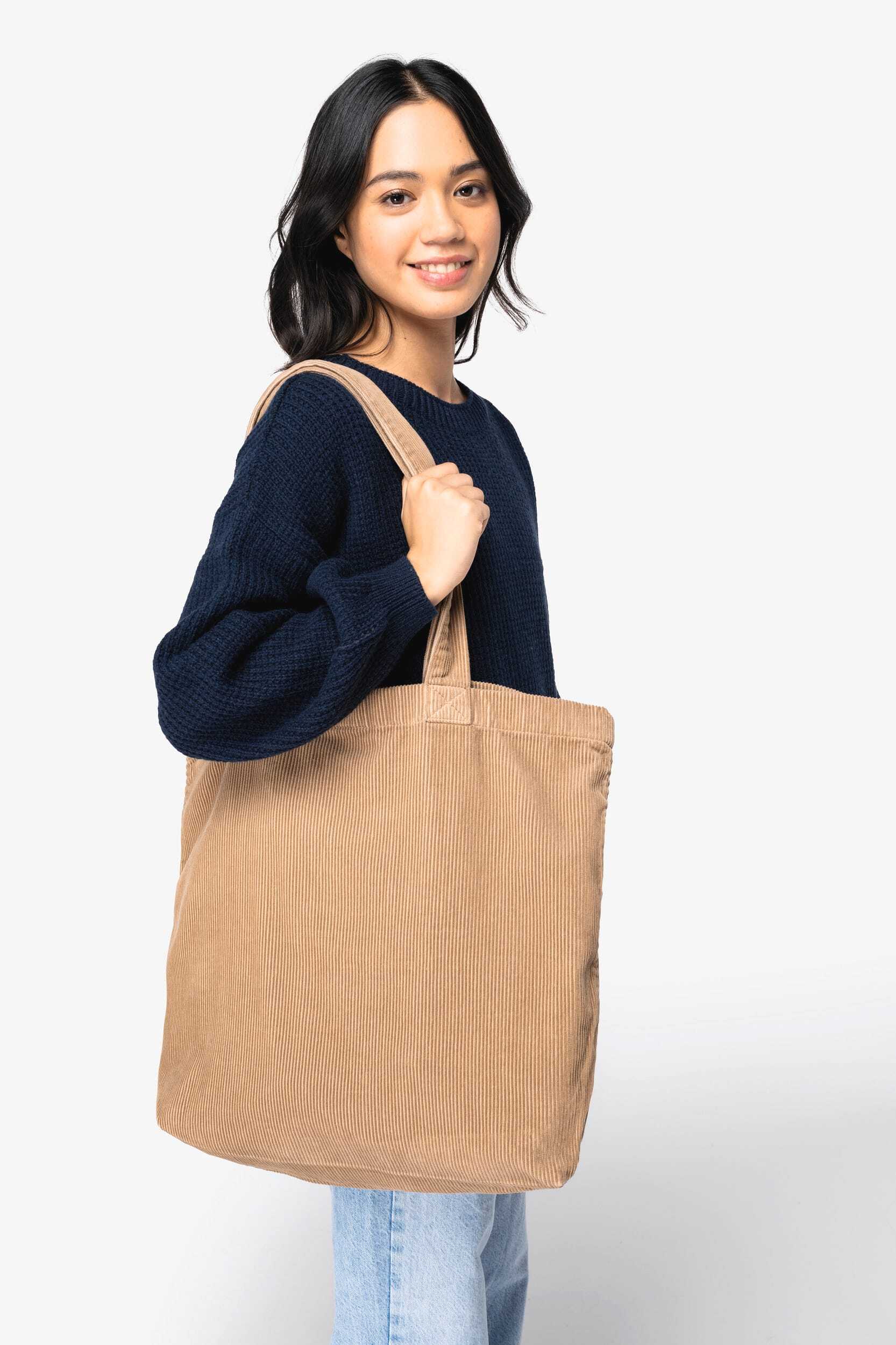 Sacs & Bagagerie personnalisable NATIVE SPIRIT Sac écoresponsable délavé en velours côtelé