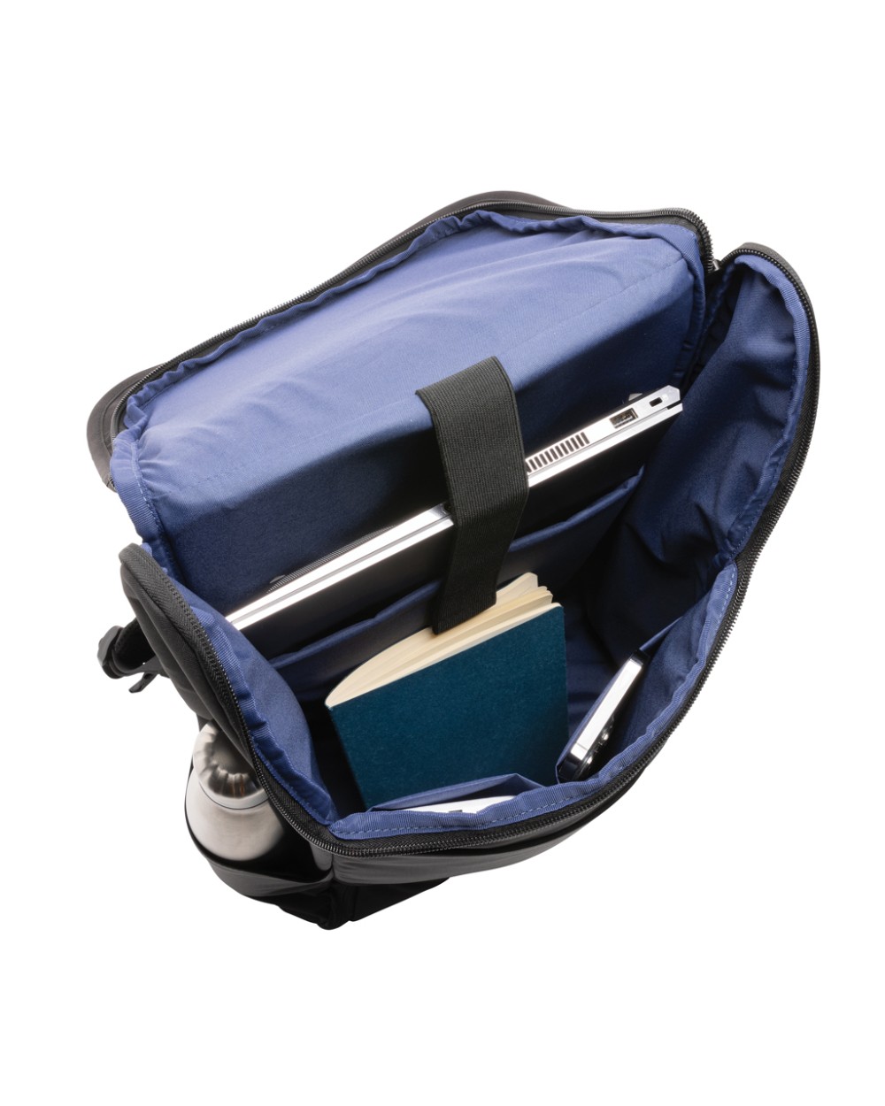 Tassen & Zakken SWISS PEAK Swiss Peak Fern AWARE™ RPET allover zip 15" laptop rugzak voor bedrukking &amp; borduring