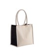Tote bags KIMOOD Shopper van katoen/jute - 17 L voor bedrukking &amp; borduring