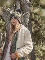Bonnets à personnaliser BEECHFIELD CORKSCREW POM POM BEANIE 