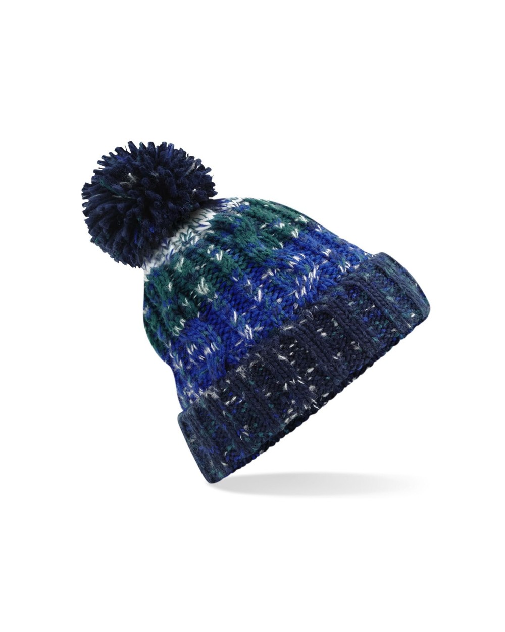Mutsen BEECHFIELD CORKSCREW POM POM BEANIE voor bedrukking &amp; borduring