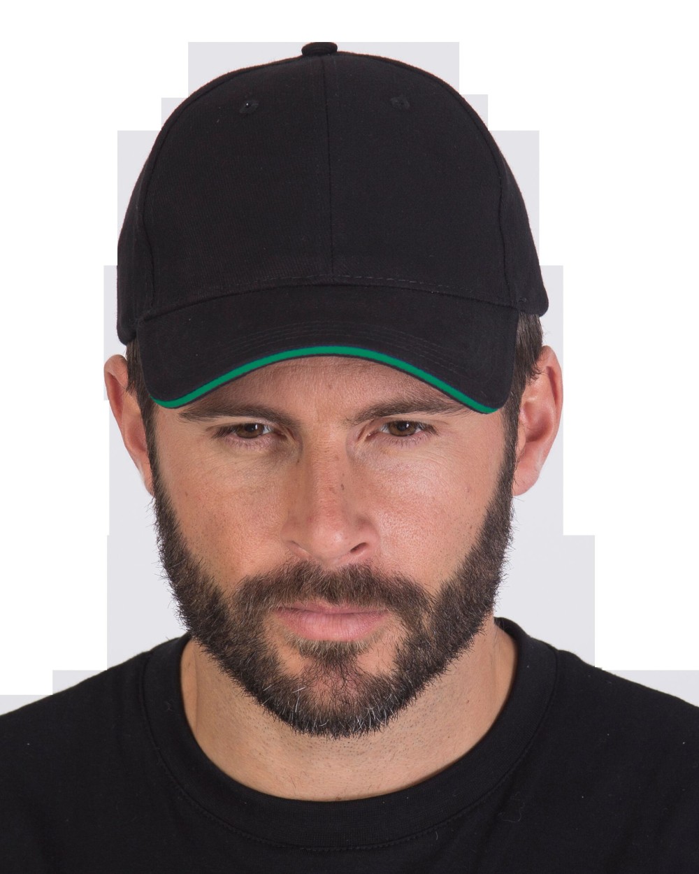 Casquettes personnalisable BLACK & MATCH CASQUETTE 6 PANS