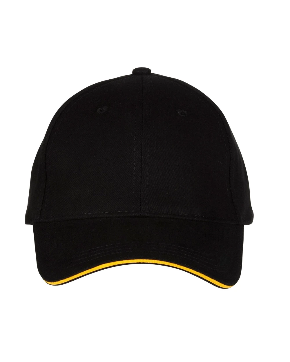 Petjes BLACK & MATCH 6 PANEL CAP voor bedrukking &amp; borduring