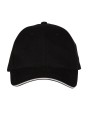 Casquettes personnalisable BLACK & MATCH CASQUETTE 6 PANS