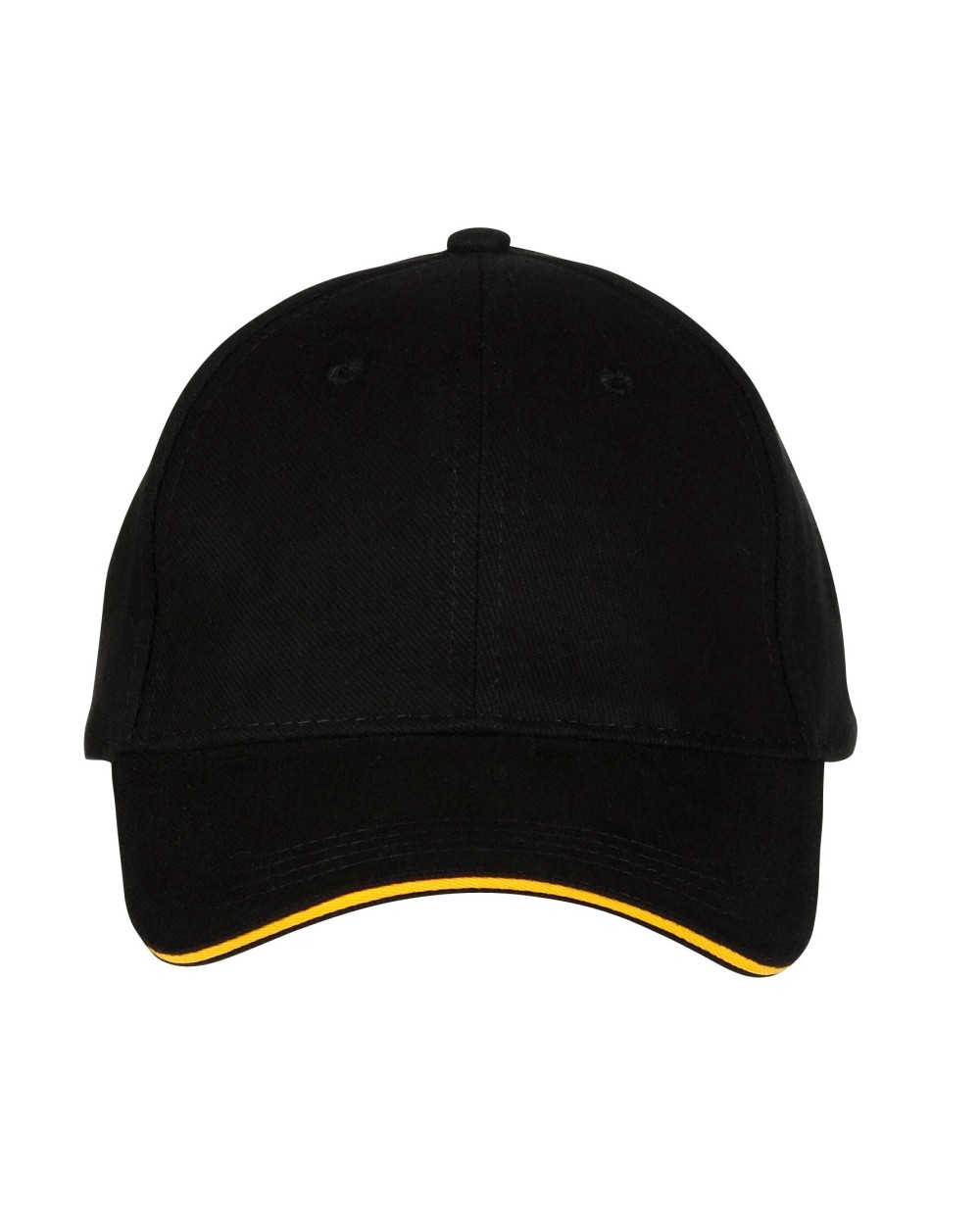 Petjes BLACK & MATCH 6 PANEL CAP voor bedrukking &amp; borduring