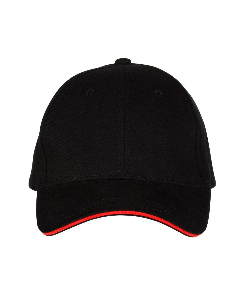 Petjes BLACK & MATCH 6 PANEL CAP voor bedrukking &amp; borduring