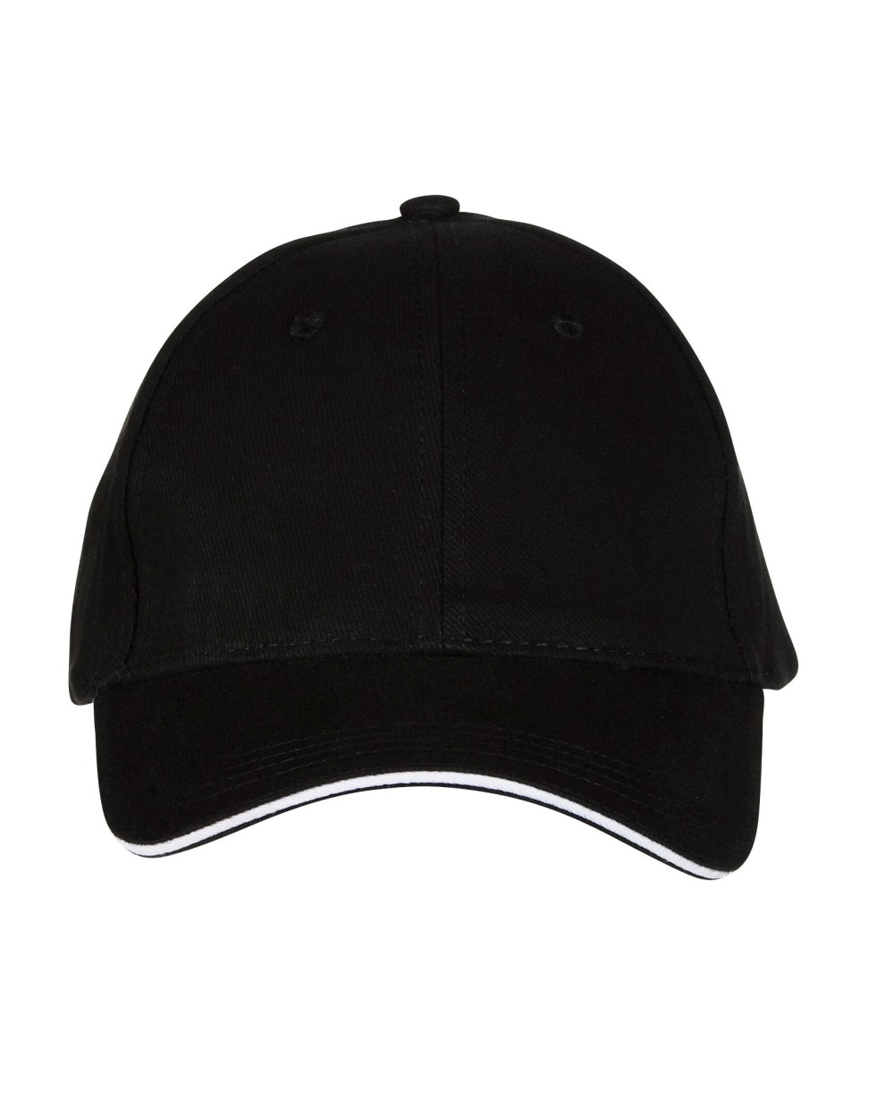 Petjes BLACK & MATCH 6 PANEL CAP voor bedrukking &amp; borduring