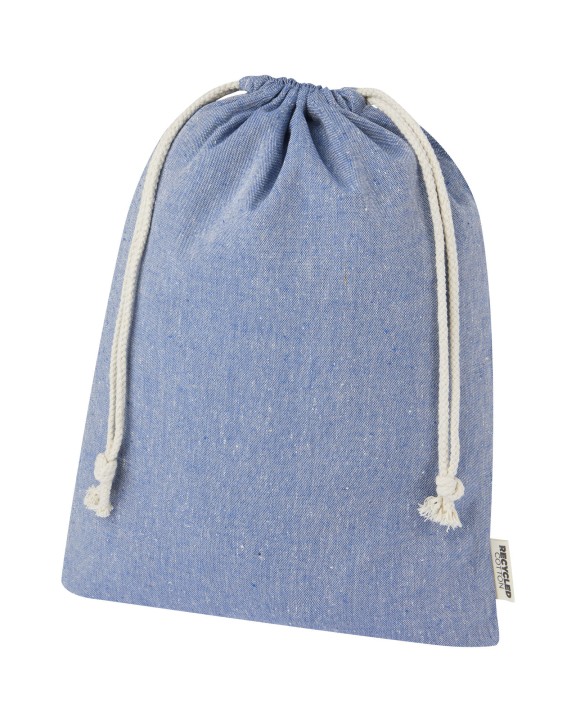 4DO Pheebs 150 g/m² GRS Zuziehbeutel aus Recyclingbaumwolle groß 4 l Taschen personalisierbar