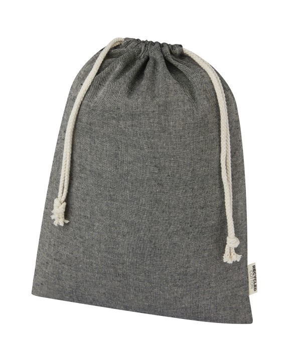 4DO Pheebs 150 g/m² GRS Zuziehbeutel aus Recyclingbaumwolle groß 4 l Taschen personalisierbar