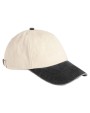 Petjes BEECHFIELD CONTRAST PEAK LOW PROFILE VINTAGE CAP voor bedrukking &amp; borduring