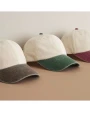 Petjes BEECHFIELD CONTRAST PEAK LOW PROFILE VINTAGE CAP voor bedrukking &amp; borduring