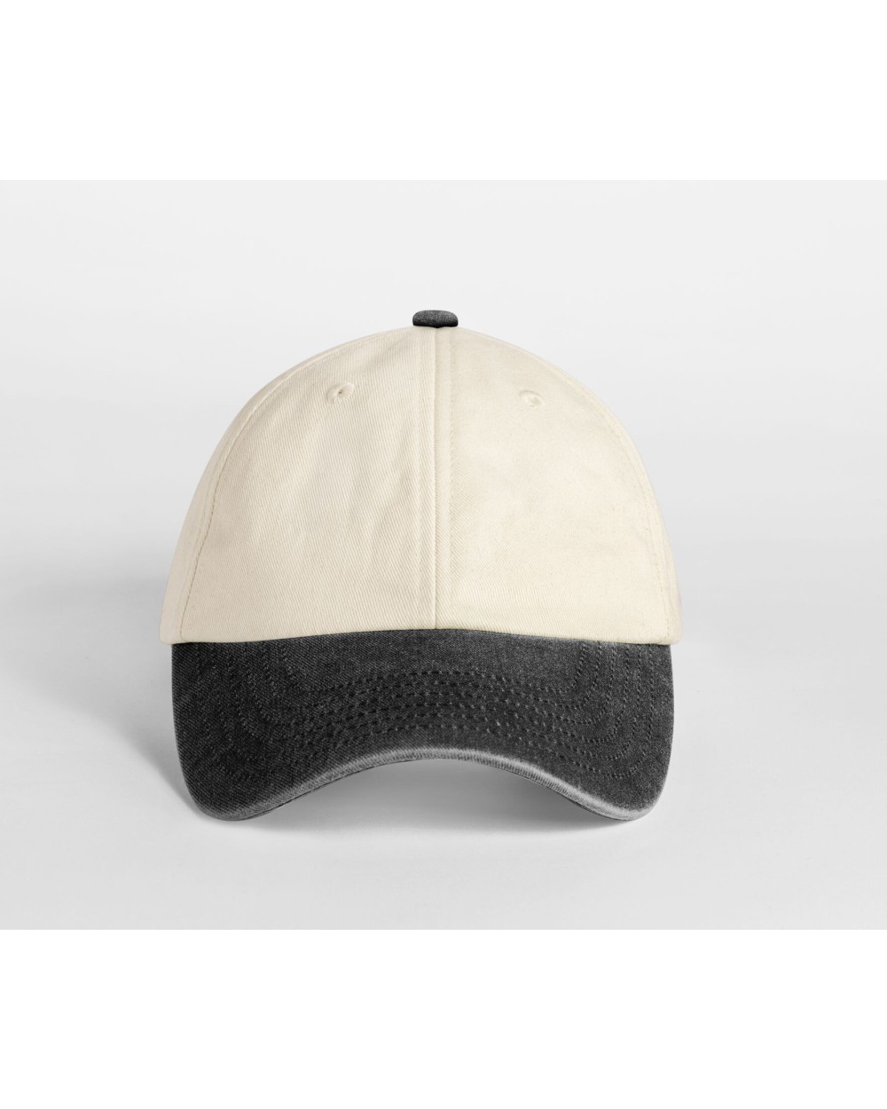 Petjes BEECHFIELD CONTRAST PEAK LOW PROFILE VINTAGE CAP voor bedrukking &amp; borduring