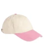 Petjes BEECHFIELD CONTRAST PEAK LOW PROFILE VINTAGE CAP voor bedrukking &amp; borduring