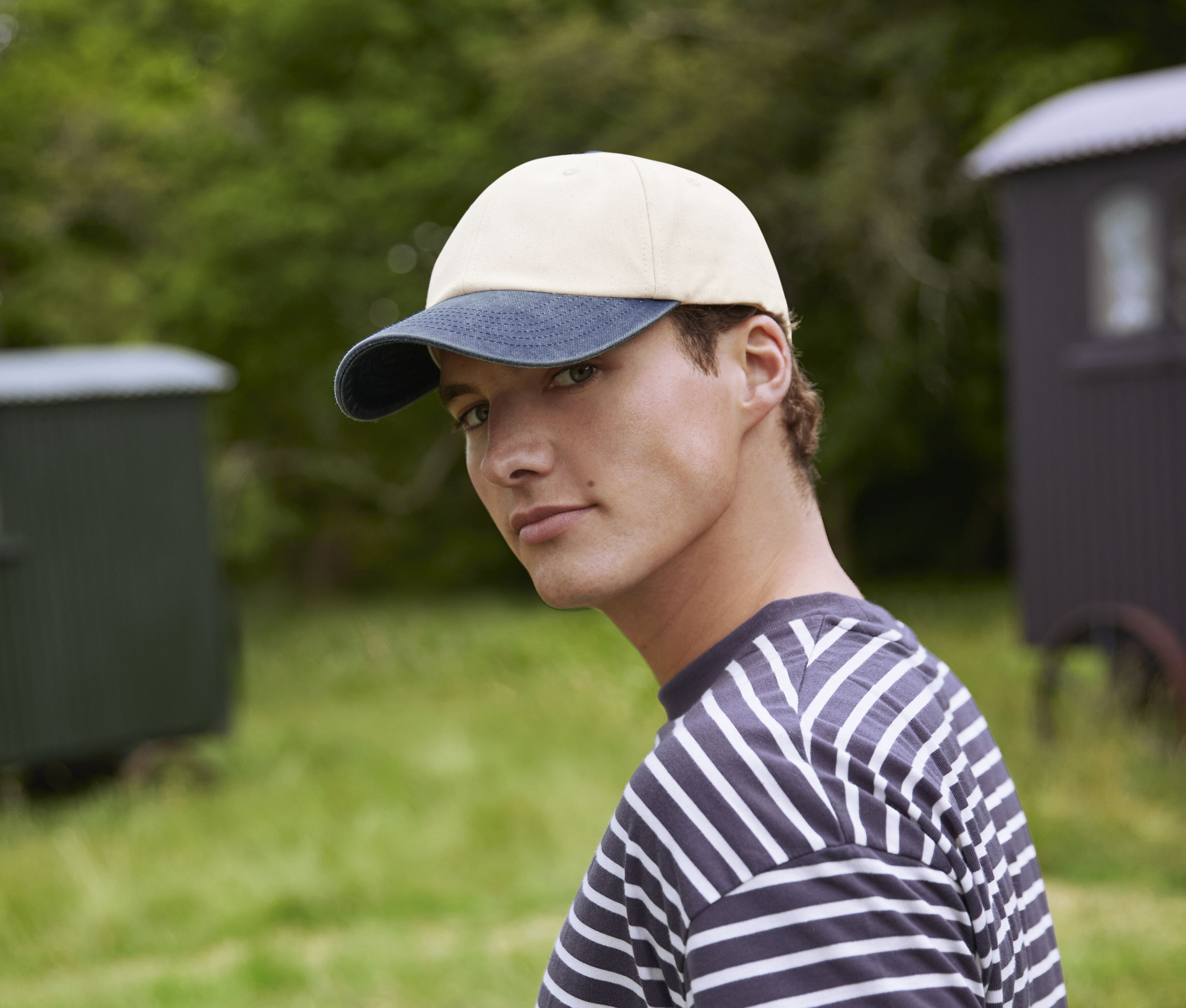 Casquettes personnalisable BEECHFIELD CONTRAST PEAK LOW PROFILE VINTAGE CAP